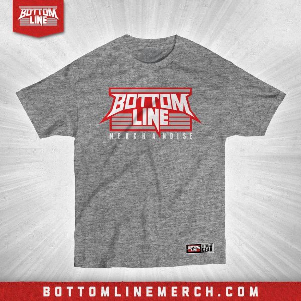 Bottom Line  Logo  Athletic Heather Shirt Hot on Sale