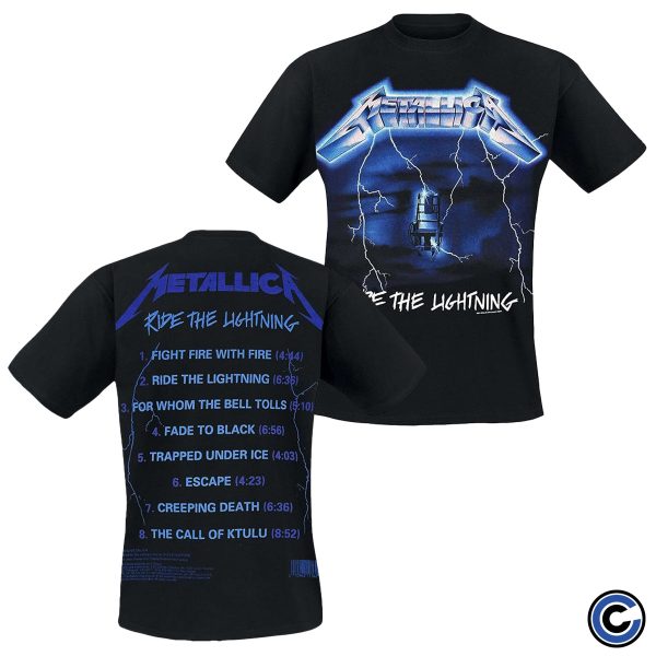 Metallica  Ride The Lightning  Shirt For Sale