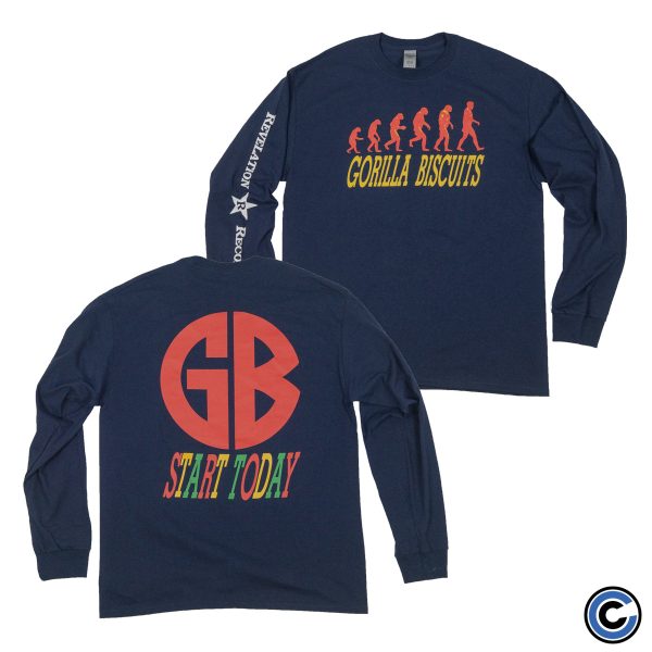Gorilla Biscuits  Start Today  Long Sleeve Sale