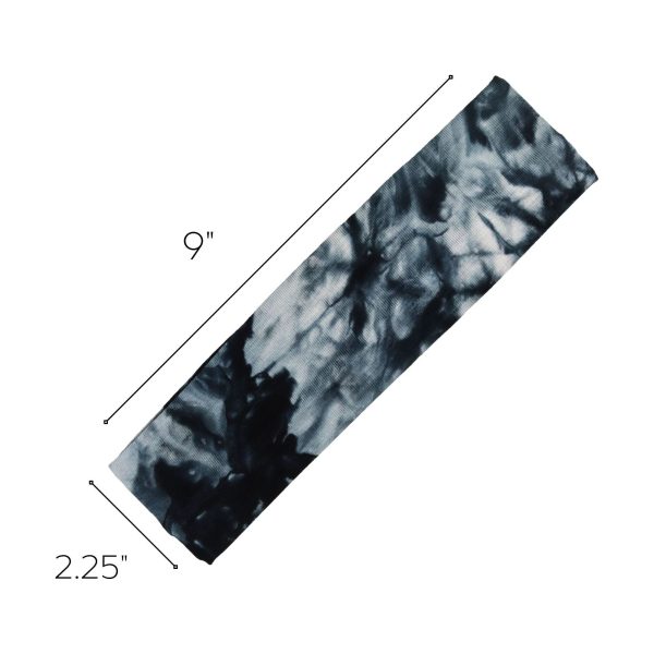 Tie-Dye Black Cotton Headband Online Sale - Image 3